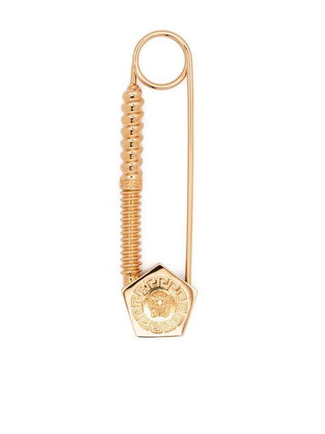 versace brooch pin|Versace safety pin bag.